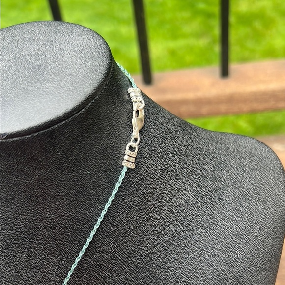 Unique Colorful Beaded Girls Kids Pink & Blue Necklace – Boho Glam Style - Picture 5 of 5